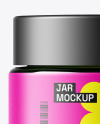 15ml Green Glass Jar Mockup