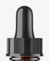Amber Glass Dropper Bottle Mockup