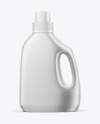 Matte Metallic Detergent Bottle Mockup