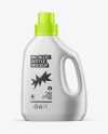 Matte Metallic Detergent Bottle Mockup