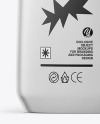 Matte Metallic Detergent Bottle Mockup