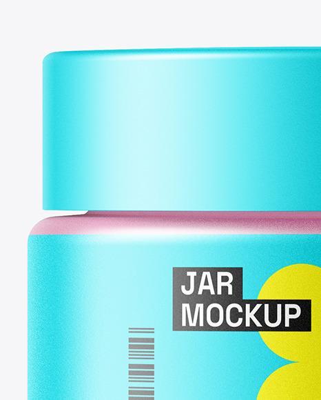 15ml Frosted Glass Jar Mockup