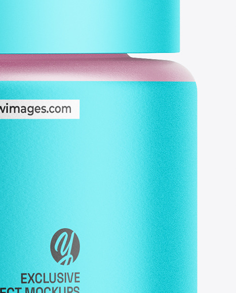 15ml Frosted Glass Jar Mockup