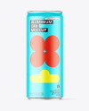 Matte Drink Can Mockup