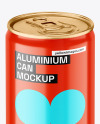 Glossy Drink Can Mockup