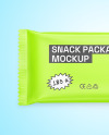 Matte Snack Package Mockup