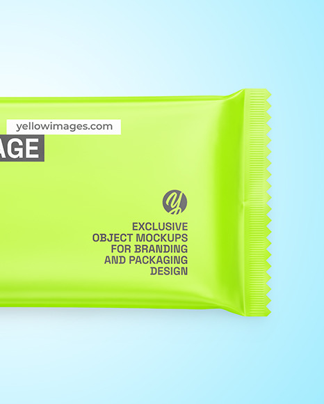 Matte Snack Package Mockup