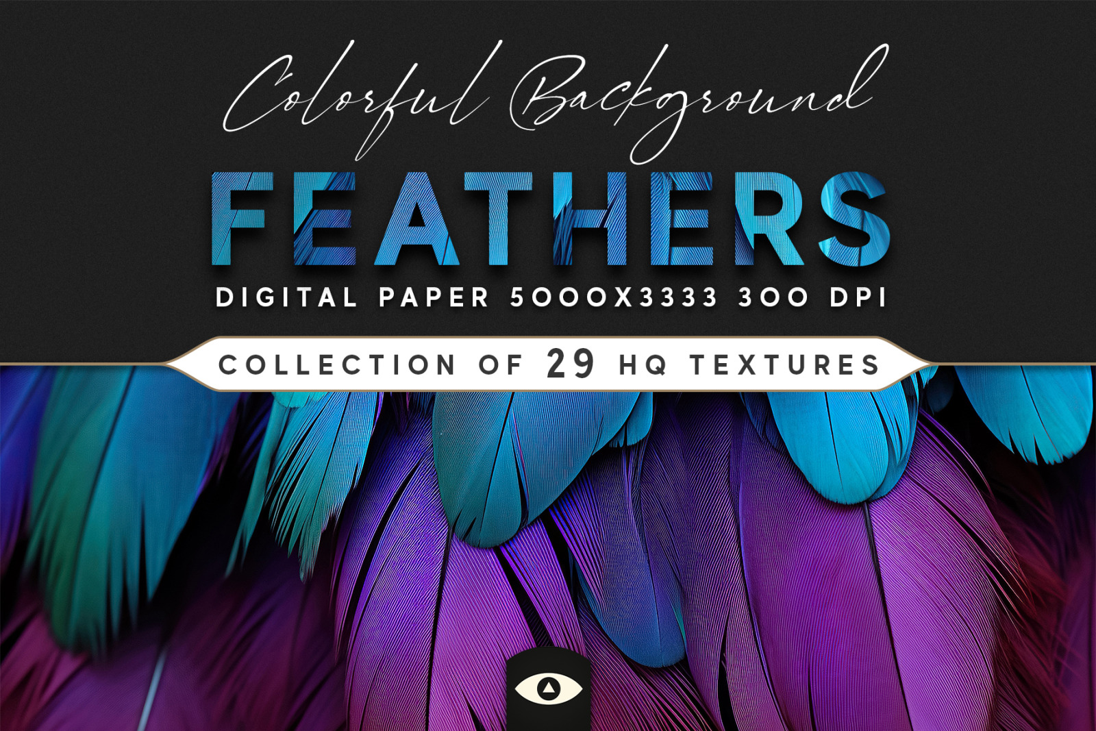 Colorful Feather Background Texture Pack Colorful Feather Background Texture Pack