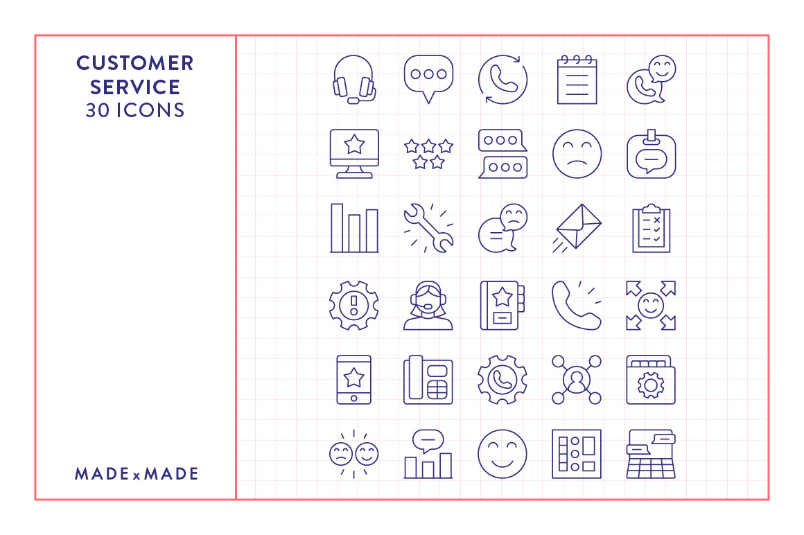Customer Service Icons