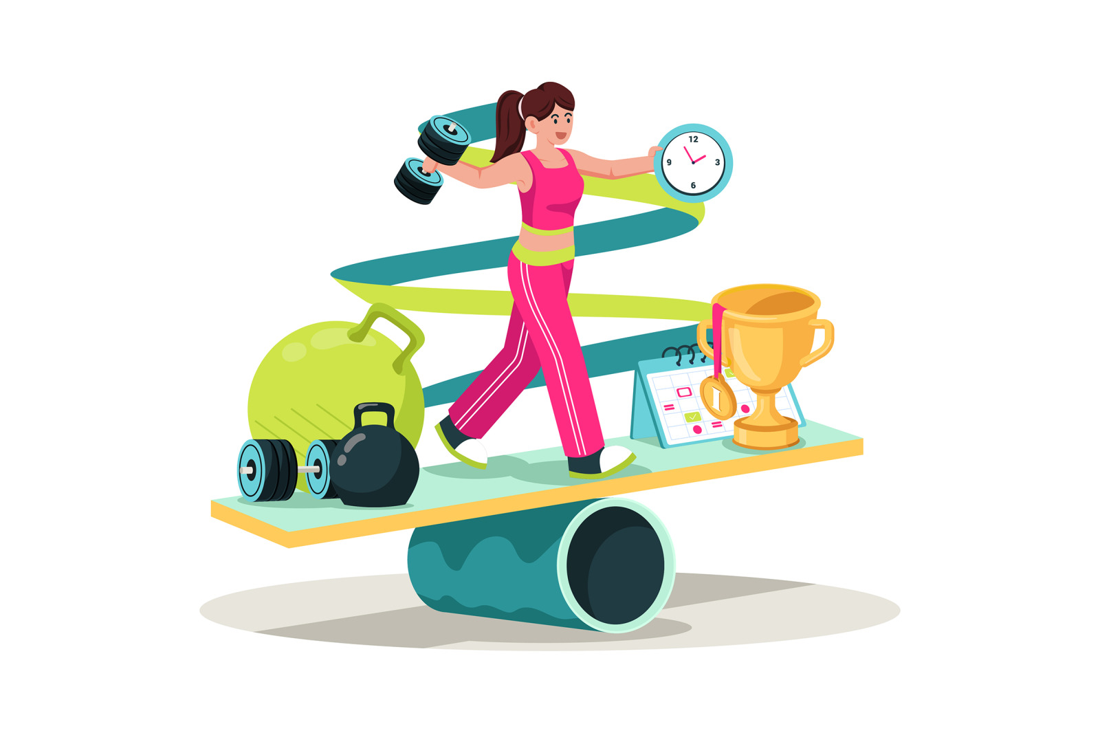 M731_Multitasking Concept Illustration Pack M731_Multitasking Concept Illustration Pack
