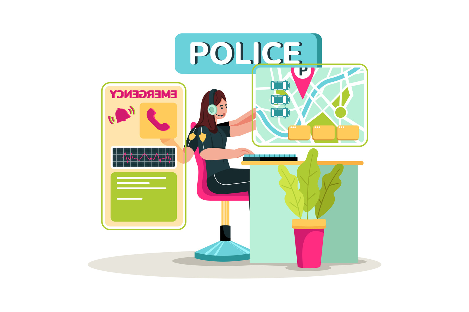 M731_Multitasking Concept Illustration Pack M731_Multitasking Concept Illustration Pack