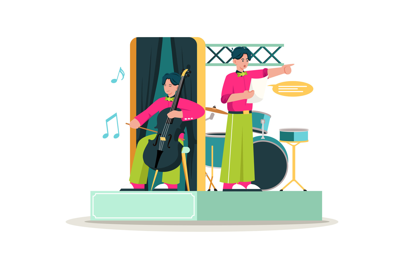M731_Multitasking Concept Illustration Pack M731_Multitasking Concept Illustration Pack