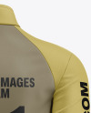 Women’s Jersey Full Zipped Long Sleeve Mockup - Back View