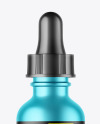 Matte Metallic Dropper Bottle Mockup