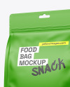 Matte Food Bag Mockup