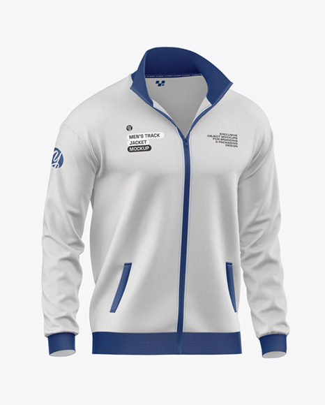 Long Sleeve Track Jacket Mockup