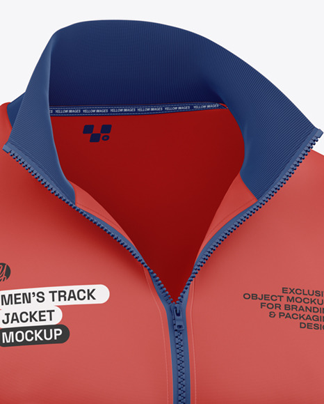 Long Sleeve Track Jacket Mockup