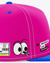 Snapback Cap Mockup - Side View