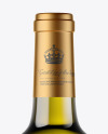 Antique Green Glass White Wine Bottle Mockup Antique Green Glass White Wine Bottle Mockup