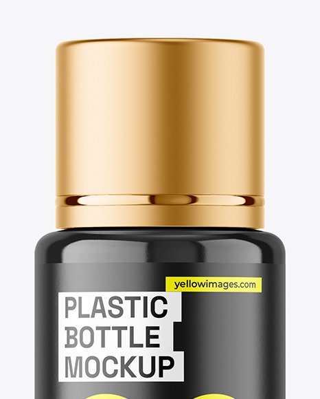 Glossy Plastic Bottle Mockup Glossy Plastic Bottle Mockup
