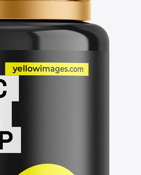 Glossy Plastic Bottle Mockup Glossy Plastic Bottle Mockup