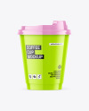 Glossy Coffee Cup Mockup