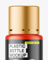 Matte Plastic Bottle Mockup