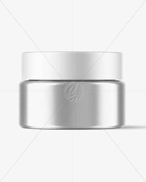 15ml Metallic Jar Mockup