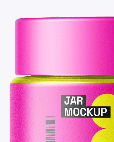 15ml Metallic Jar Mockup
