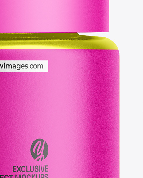 15ml Metallic Jar Mockup