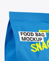 Two Matte Food Bag Mockup