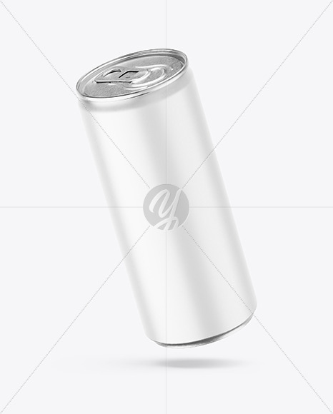 Matte Drink Can Mockup