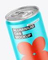 Matte Drink Can Mockup