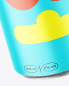 Matte Drink Can Mockup