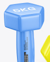 Two Glossy Dumbbells Mockup