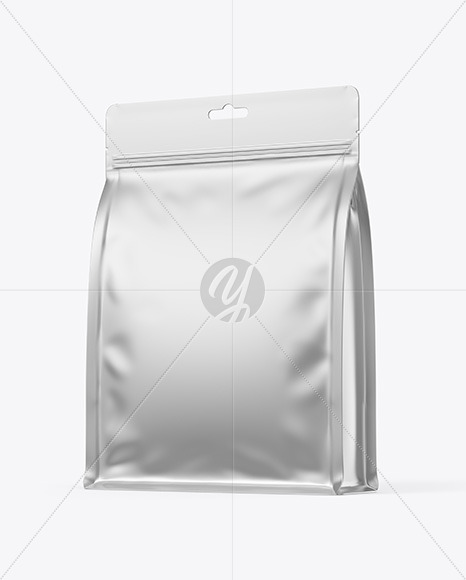 Metallic Food Bag Mockup