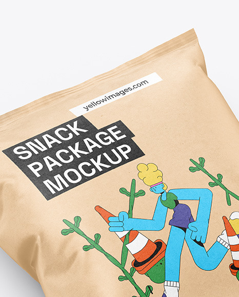 Kraft Snack Package Mockup Kraft Snack Package Mockup