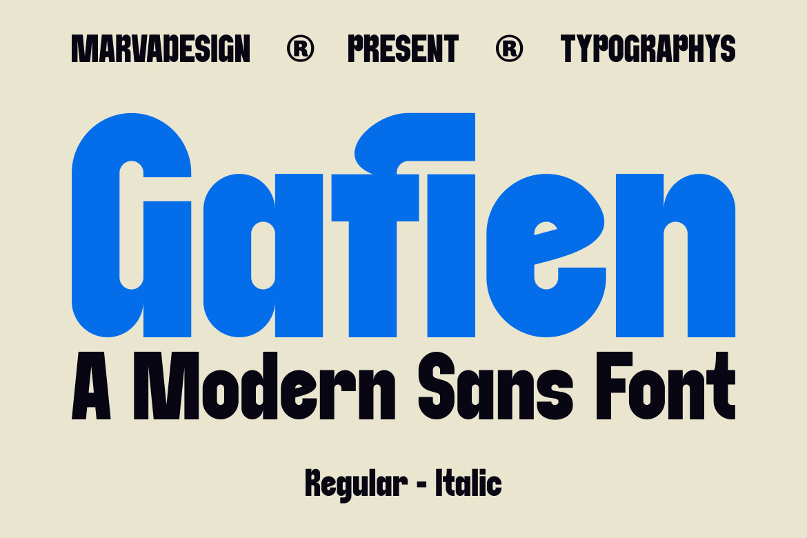Gafien Font Gafien Font