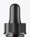 Dark Amber Glass Dropper Bottle Mockup Dark Amber Glass Dropper Bottle Mockup