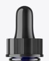 Blue Glass Dropper Bottle Mockup Blue Glass Dropper Bottle Mockup