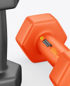 Two Matte Dumbbells Mockup