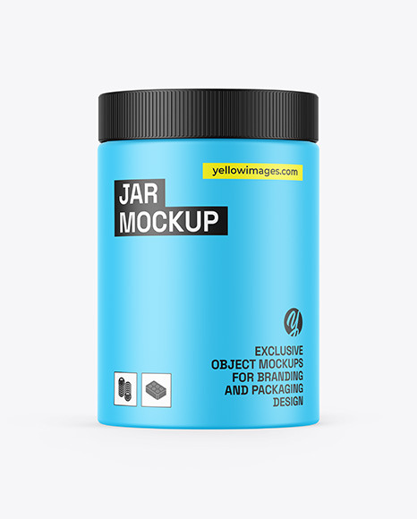 Matte Jar Mockup Matte Jar Mockup