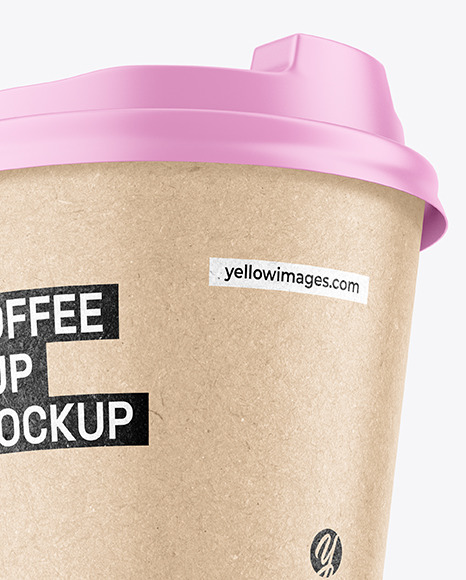 Kraft Coffee Cup Mockup