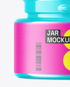 15ml Opened Glossy Jar Mockup