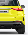 Luxury SUV Mockup - Back View