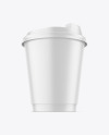 Matte Coffee Cup Mockup