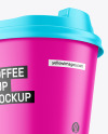 Matte Coffee Cup Mockup