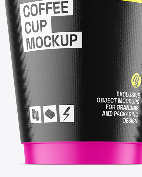 Matte Coffee Cup Mockup