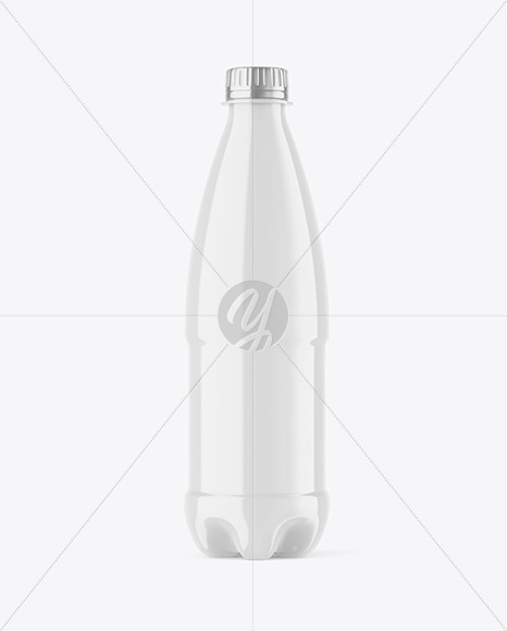 Glossy PET Bottle Mockup