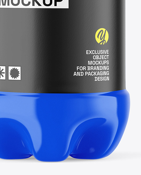 Glossy PET Bottle Mockup